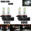 Cross -border LED car light car LED headlights 9005+H11 car LED fog light h11 fog light cover white light