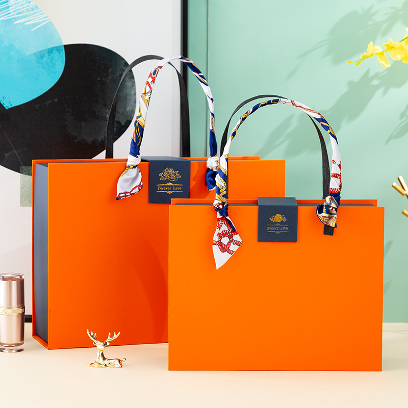 礼物包装盒礼盒中秋节礼品盒大号手提礼盒生日包装盒伴手礼盒空盒