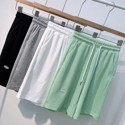 2021 new pattern Paige Show thin Easy Five point pants leisure time a word Broad leg cotton material shorts summer Bokuanchao ins
