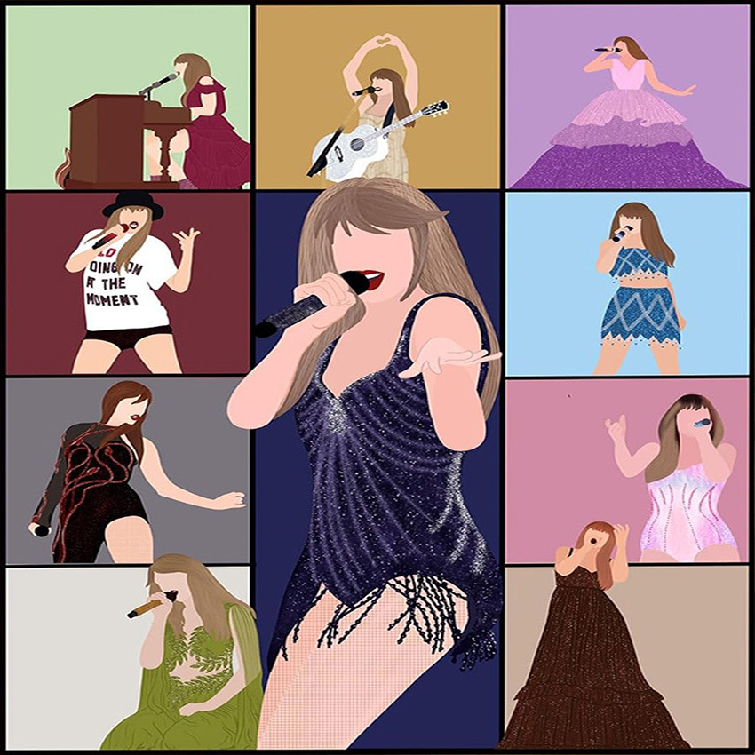 Pintura de Diamantes 5D, Diseño de Cantante Taylor, Pintura Decorativa DIY Hecha a Mano, Diamantes Redondos y Cuadrados, Éxito de Ventas en Amazon, Pintura de Diamantes Kpop