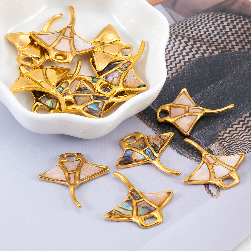 DIY Jewelry Accessories Classification 2 PCS/Package 304 Stainless Steel Fish Pendant