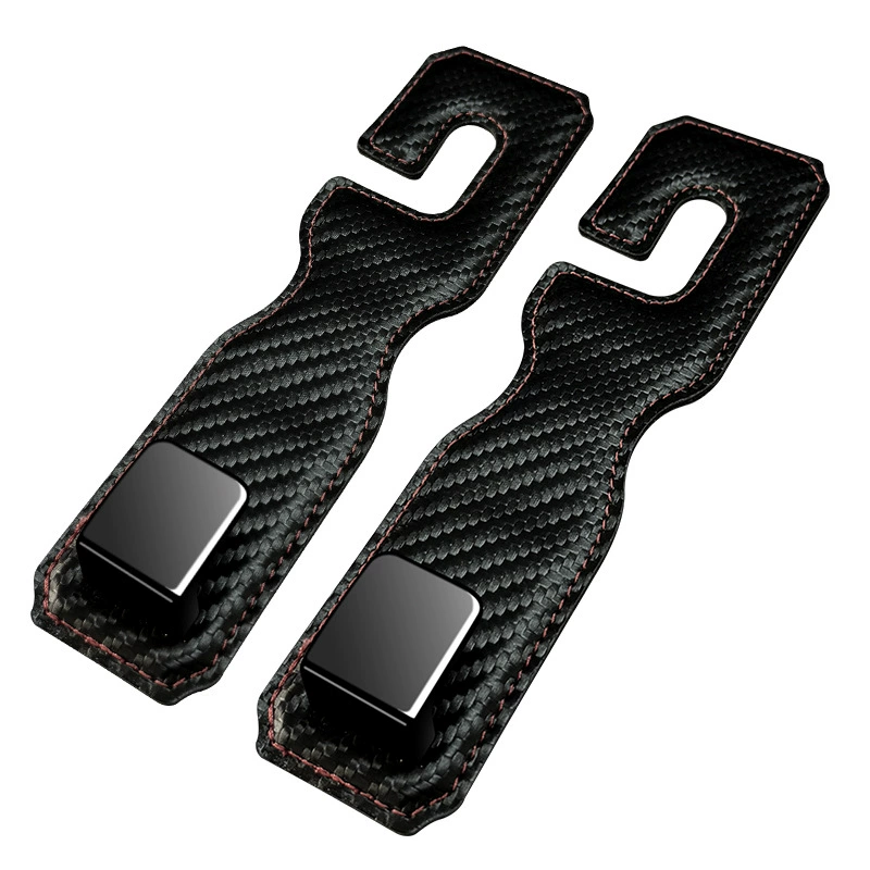 Углеродное волокно автомобильный крючок сзади автомобильного сиденья металлический крючок для хранения автомобиля