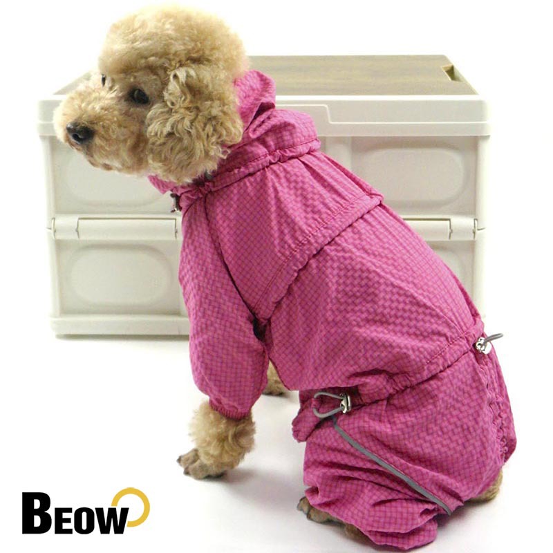 beow冲锋衣通用狗狗春夏中大型犬金毛德牧边牧萨摩耶四脚全包反光