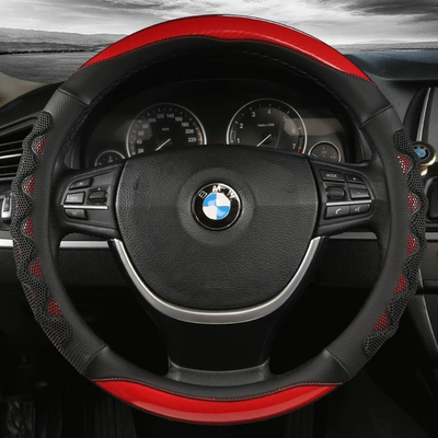 HY honeycomb carbon fiber leather Steering wheel cover