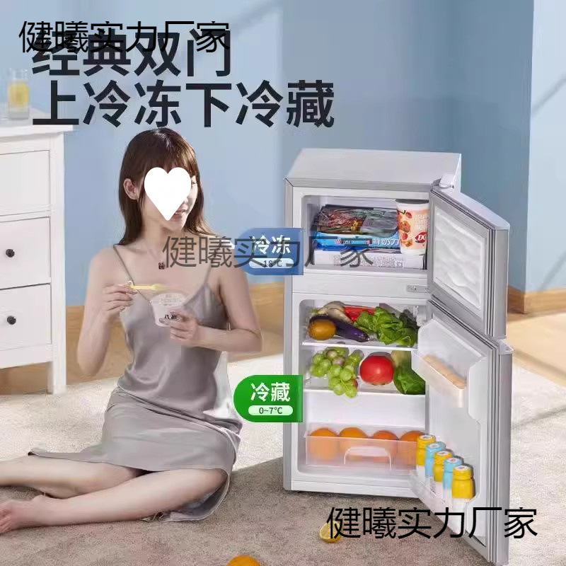 冰箱118扬子家用小型风冷无霜双门冷藏冷冻租房一级小冰箱|undefined