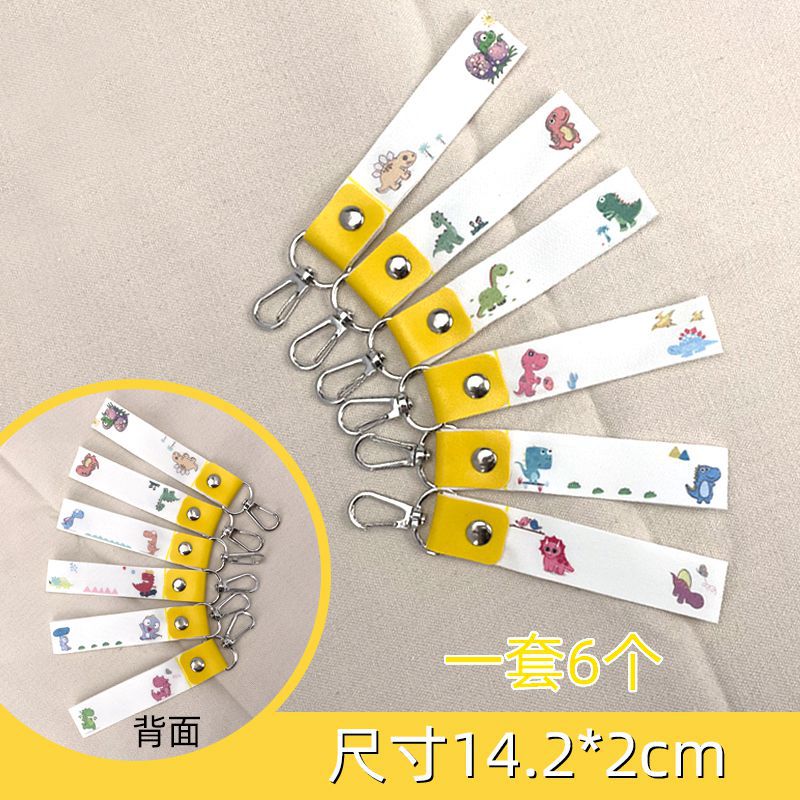 Sello de ropa para niños, hebilla de cuero manuscrita en blanco, pegatina de nombre, hebilla de bolsa de libro de algodón, hebilla colgante, taza de agua, nota de nombre minimalista