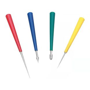 Manual jewelry Wenwan reaming tool DIY jewelry beeswax Pearl carving long pointed needle umbrella-shaped jewelry reamer
