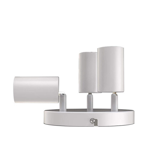 Cross-border Amazon three-head spotlight led anti-glare ceiling surface mounted spotlight corridor bedroom living room surface mounted Downlight