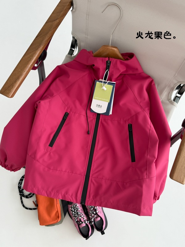 儿童美式潮流冲锋衣外套2025秋季新品户外登山运动挡风防水冲锋衣|undefined