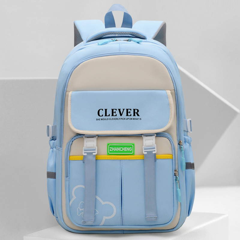 Mochila escolar transfronteriza, mochila de hombro de gran capacidad para niñas, nueva mochila para niños de grado 45 o 56