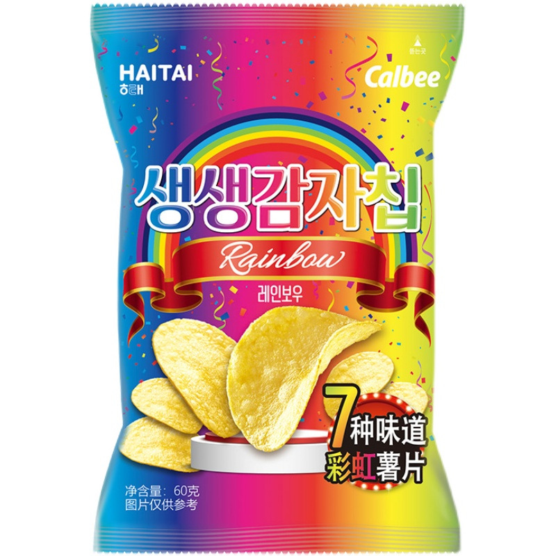 韓国輸入ハイターハニーバターポテトチップス、ラグジュアリーポテトチップス、カジュアルパフスナック、卸売バニラレモン
