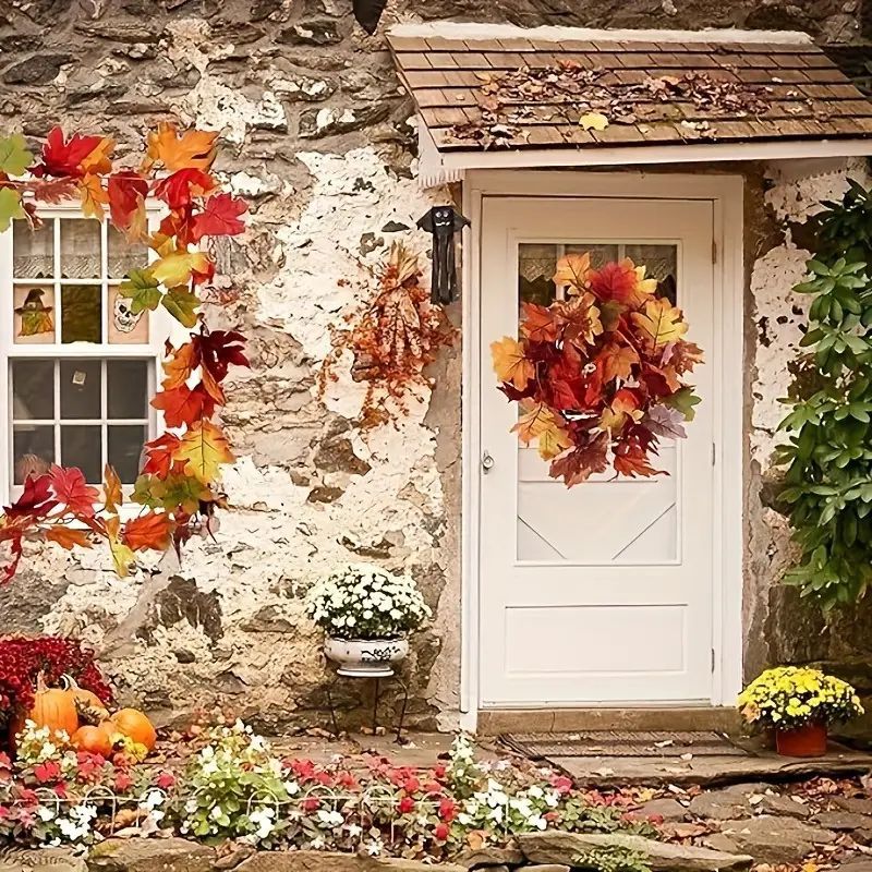 realistic autumn maple leaf