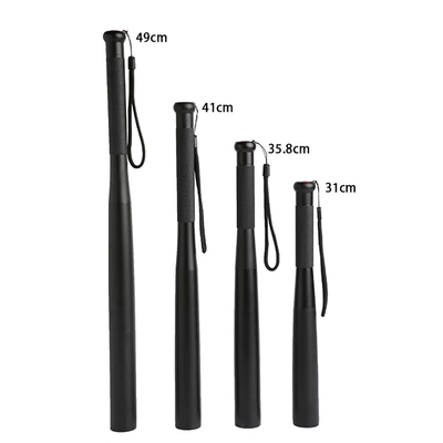 Cross-border hot selling self-defense flashlight strong light variety of baseball bat patrol home outdoor mace flashlight (UV fənərlər) - 31cm-without-battery