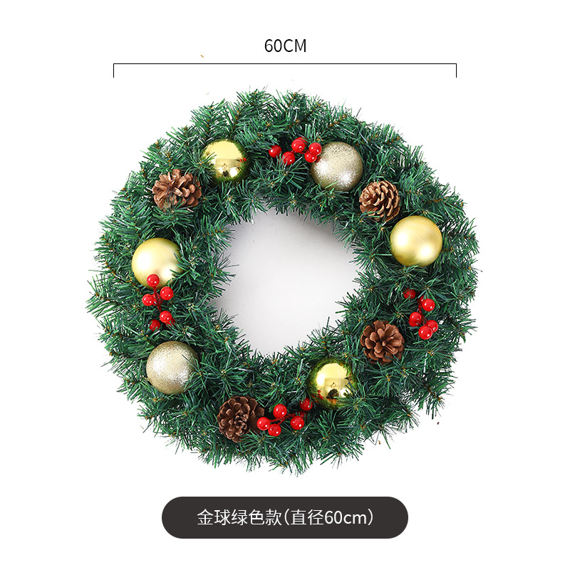 Amazon popular guirnalda de Navidad ratán 40/50/60cm decoración de Navidad Garland decoración escena diseño