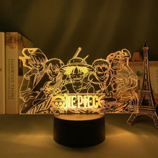 Touch night light, LED table lamp for bed, 3D, remote control