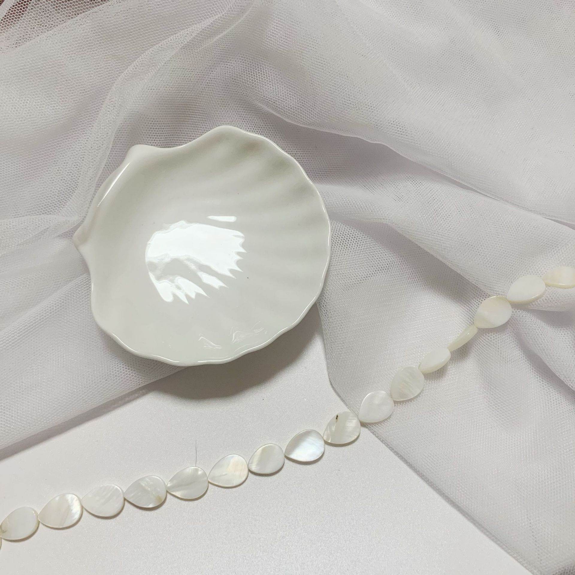 1 Set Quantity 1 Set 10 * 15mm 18*25mm Shell Leaf Heart Shape DIY Jewelry Accessories Beads