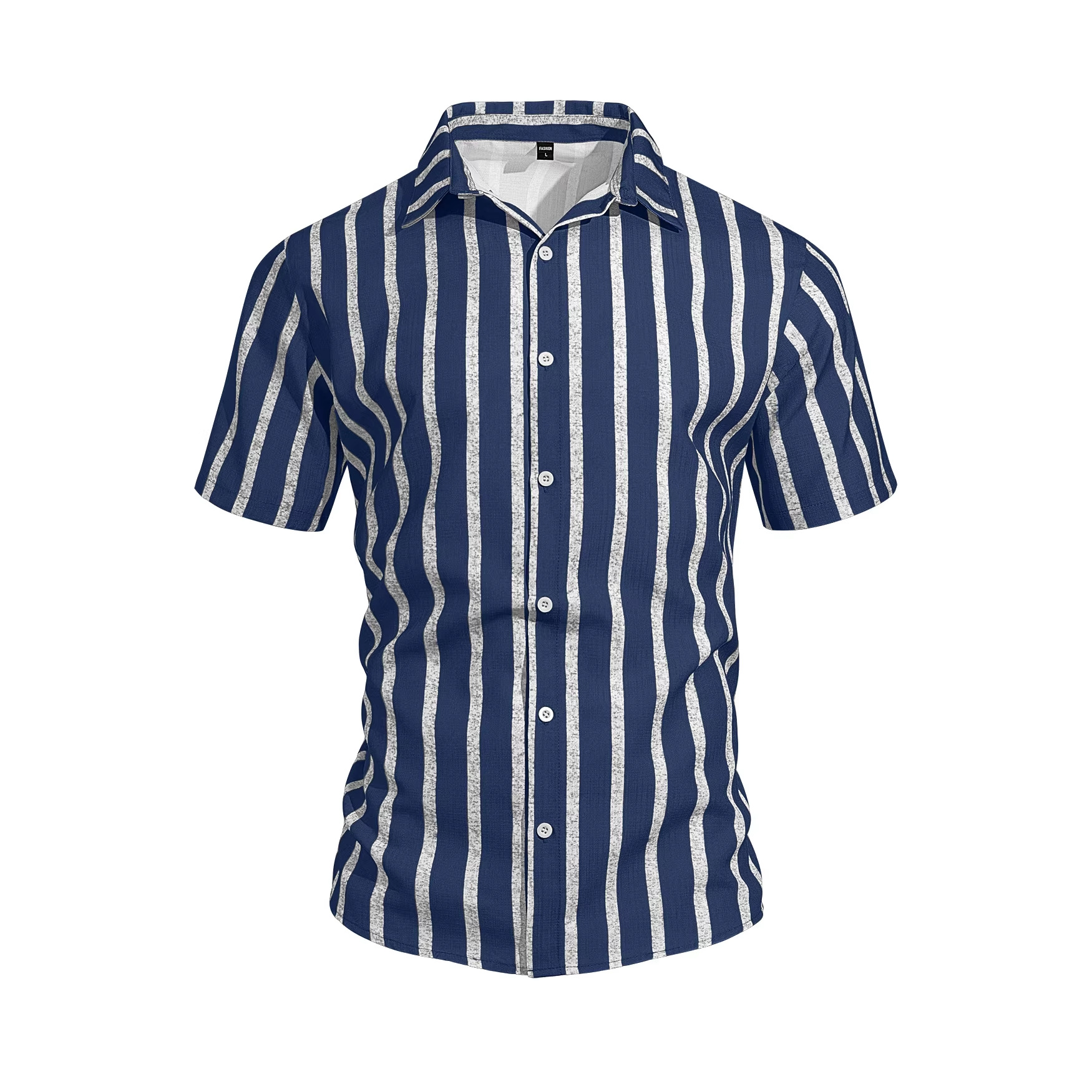 Nueva Europa y América Amazon verano nueva camiseta de manga corta a rayas gran camiseta casual transfronteriza