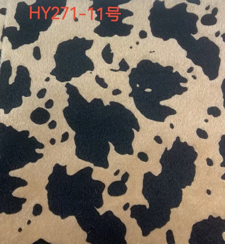 メーカー卸売 HY271 2 色の牛柄ヒョウ柄模造馬の毛靴、ブーツ、バッグ、ハンドバッグに適しています馬の毛の表面|undefined