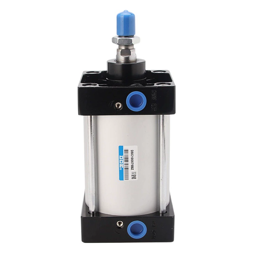 Пневматический цилиндр SC из алюминиевого сплава, большой тяговый усилие, малый размер, 32-160