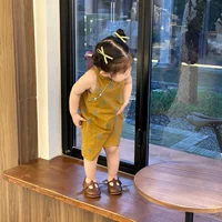 Новая детская одежда в китайском стиле, платье Cheongsam для девочек, новинка лета 2025 года, детское ретро-платье в китайском стиле династии Хань, платье-жилет