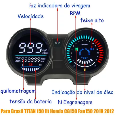 Titan150 Cg150 Fan150 Odometer – Motosiklet cihazları