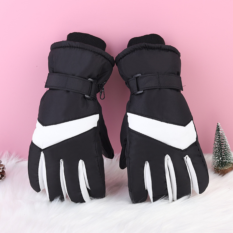 Guantes personalizados con logotipo de texto publicitario para enviar regalos corporativos de invierno para hombres y mujeres guantes calientes impresos personalizados