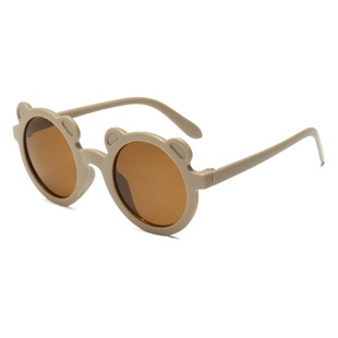 Bear Kidsren's Sunglasses Wholesale Kidsren's Sunglasses Anti-uv Cartoon Baby Frog Frame Sun Protection Sunglasses