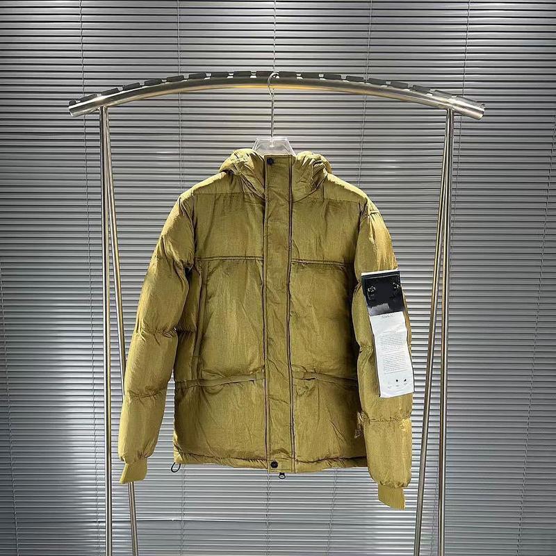 潮牌罗盘金属色尼龙加厚羽绒棉服面包服男拉链宽松百搭潮流外套潮|undefined