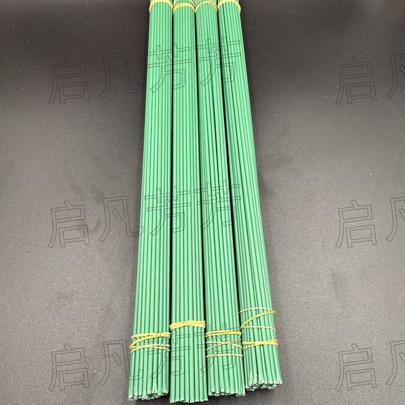 DIY Twist Stick Bouquet Making Accessories Flower Stems Green Rose Flower Packaging Decorations DIY Plant Model Simulation