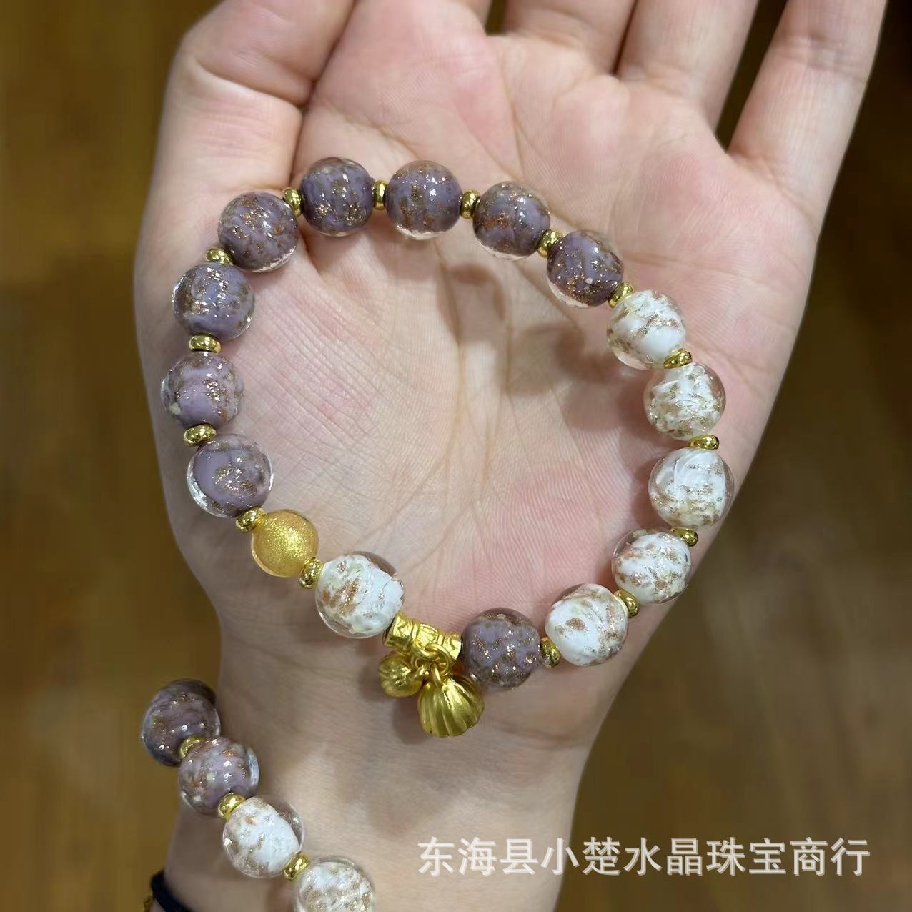 Temple Fragrant Gray Porcelain Bracelet with Good Luck and Best Friend to Give to Girlfriend Xiaohongshu Nafu Fragrant Gray Glaze