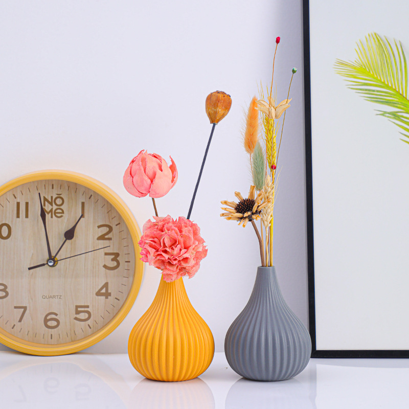 Nordic ins estilo simple fresco de cerámica pequeño florero titular aromaterapia adornos mate la vida del hogar decoraciones