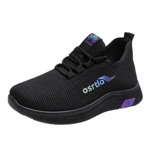 Dropshipping black kitchen work work shoes soft sole old Beijing cloth shoes for women spring and autumn mom shoes sneakers