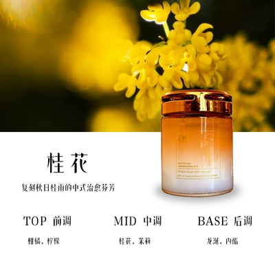 Car Fragrance Balm, New Solid Car Perfume Aromatherapy - osmanthus
