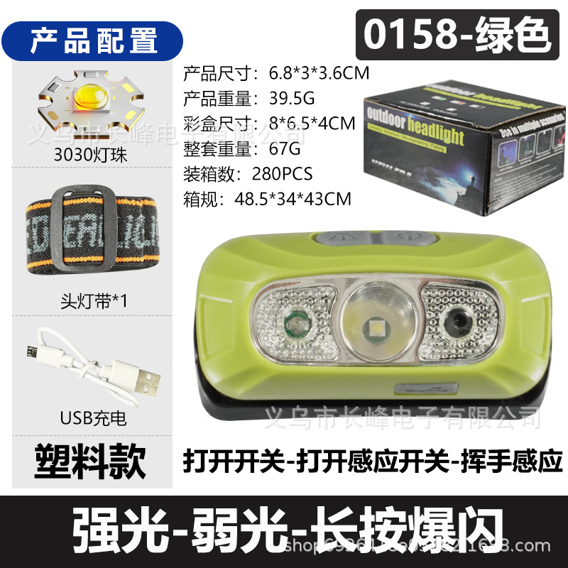 Mayorista led faro multifuncional interfaz USB carga COB lámpara de cabeza de emergencia al aire libre 101 faro de iluminación image 9