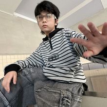 男童卫衣春秋新款儿童上衣中大童帽衫拉链衫巨好穿