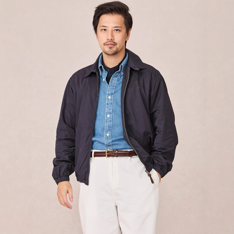 Rl Cross-Border Thin Spring and Autumn Clothing American High-End Minimalist Style Men's Casual Retro Lapel Jacket Factory Rl Cross-Border Thin Spring and Autumn Clothing American High-End Minimalist Style Men's Casual Retro Lapel Jacket Factory