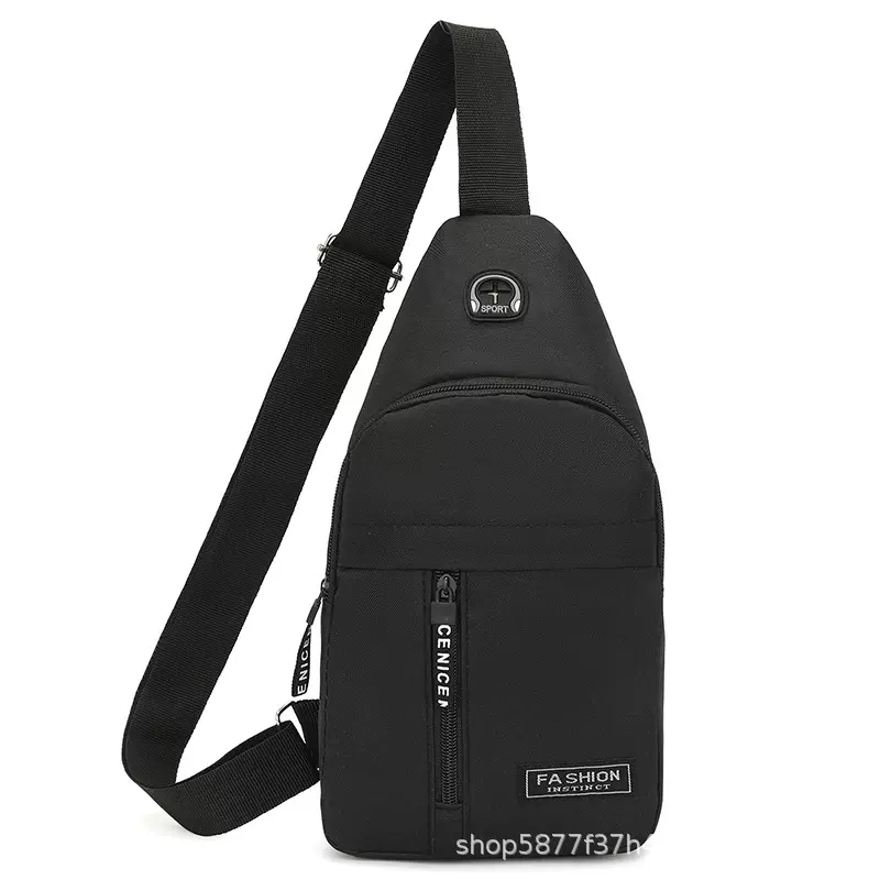 时尚胸包男包单肩包斜挎包男士韩版胸前包潮流挎肩包男生新款背包