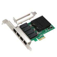 PCIe1X 1G 四口千兆服务器网卡RTL8111H芯片高速稳定不掉线网卡