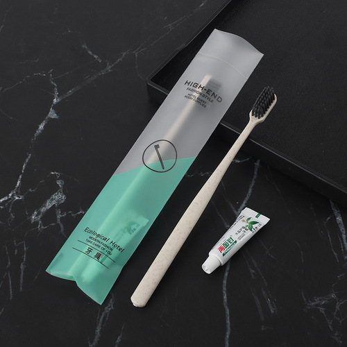 Wholesale Hotel Simple Disposable Soft Bristle Toothbrush Comb Toiletries Household Guest Disposable Toothware Set