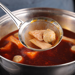 Stainless steel colander net oil leakage filter oil spoon kitchen hot pot foaming spoon separator soy milk filter mesh