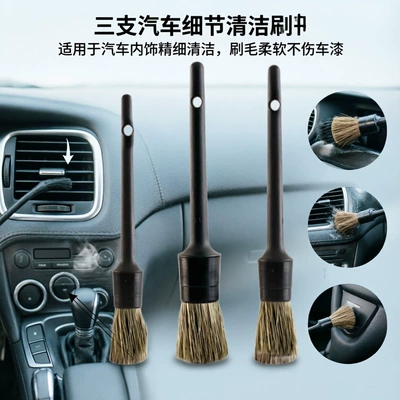 Car cleaning tools chemical-resistant detail brush for car