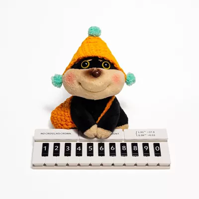 Bee Dog Girl Temporary Number Plate High-End Creative Cute DIY Parking Sign Moving Car Phone Number New Car Gift (Nömrəli dayanma kartı) - orange-hat-and-orange-bag-are-conspicuous-piano-brand