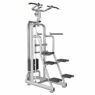 Commercial Gym-Specific Auxiliary Pull-Up Strength Trainer Double Arm Flexion and Extension Assisted Single and Parallel Bar Trainer