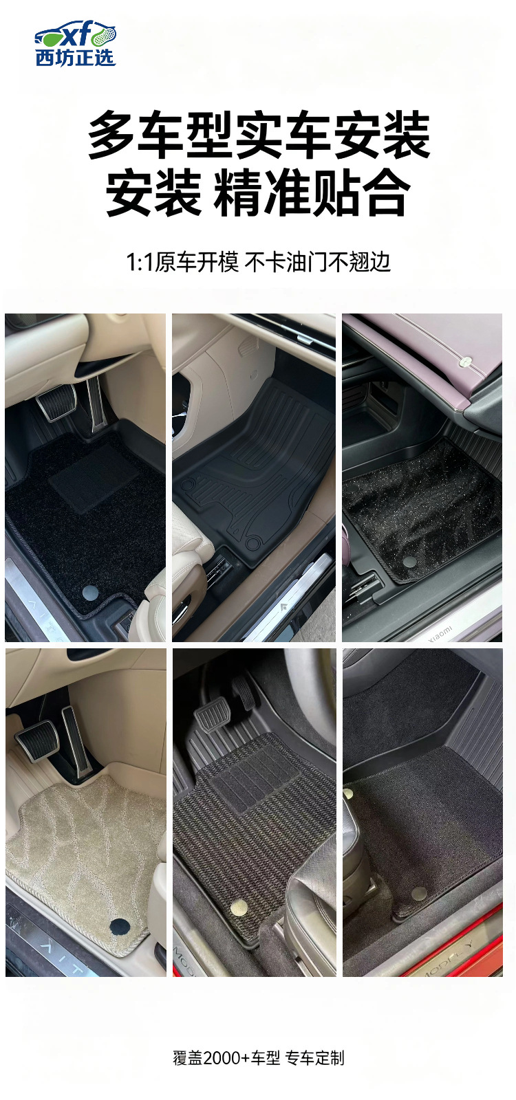 Changan Cs15 Dedicated Full Tpe Car Floor Mats, Full Coverage, Cross-Border Dropshipping, One-Piece Dropshipping