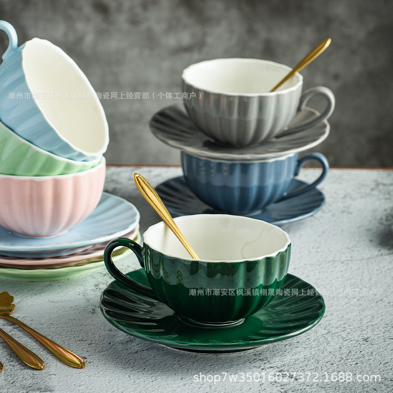 Ins tazas de café nórdicas set hotel tazas de té de la tarde tazas de té negro tazas de té inglés tazas de agua retrógradas de alto valor nominal