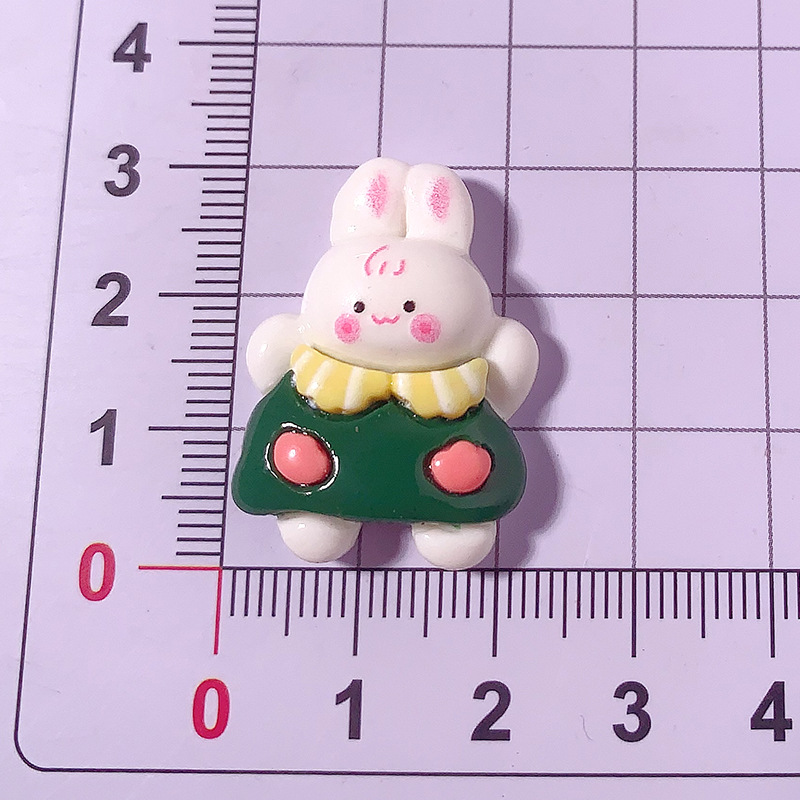 Nueva excursión de primavera conejo bricolaje accesorios de resina pegamento crema para teléfonos móviles accesorios para el cabello colgantes agujeros hebilla de zapatos materiales hechos a mano