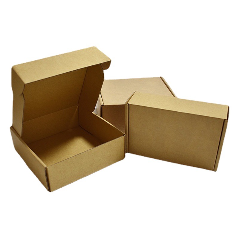 Caja de avión cuadrada dongguan fábrica en stock entrega directa amazon caja de embalaje de comercio exterior caja de embalaje de cartón de ropa