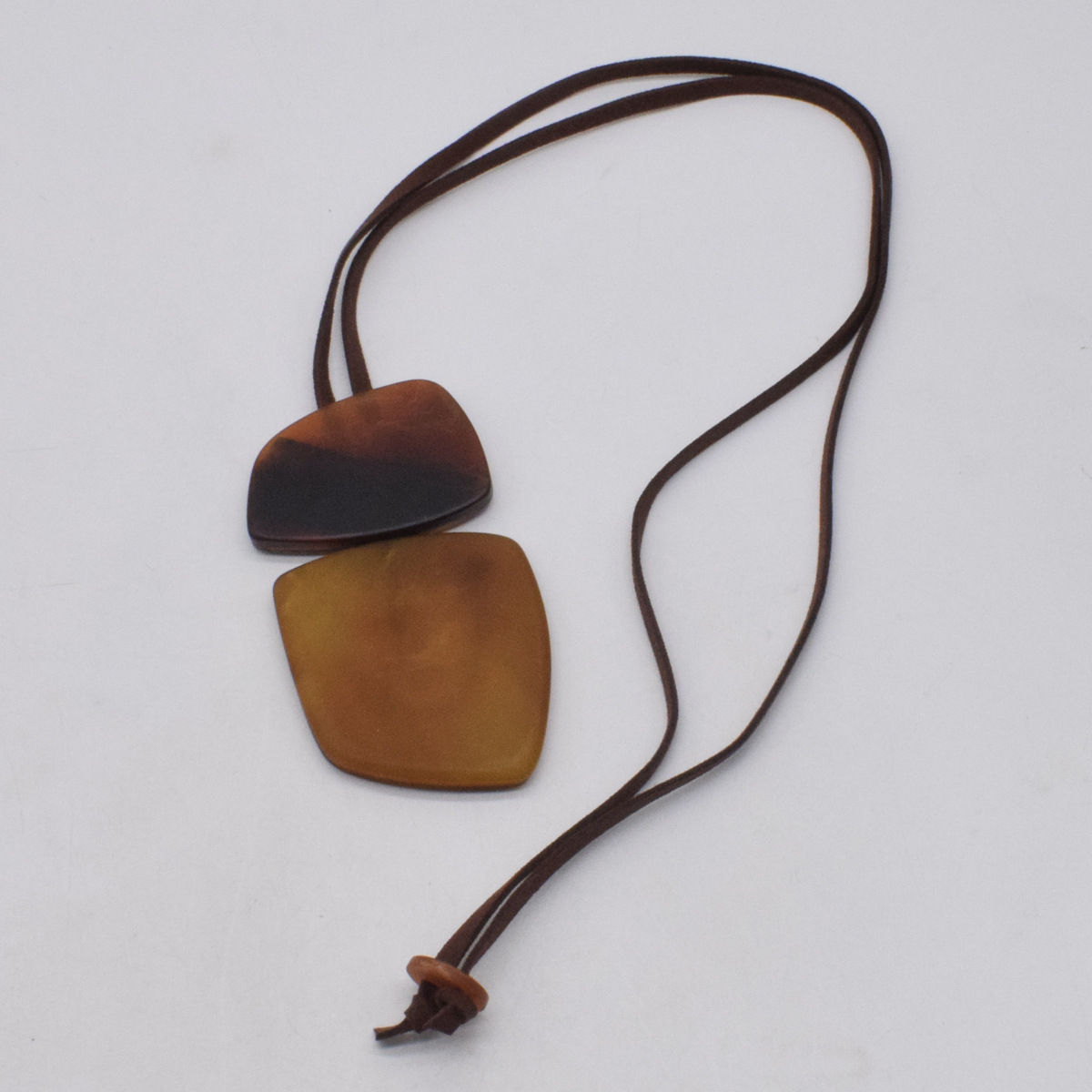 Necklace Classification rope Chain Material Simple Style Geometric Resin Rope Cord String Pendant Necklaces Wholesale
