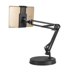 Mobile phone tablet stand bedside desktop fixed multi-functional support frame metal cantilever bed for lazy people to watch live broadcast