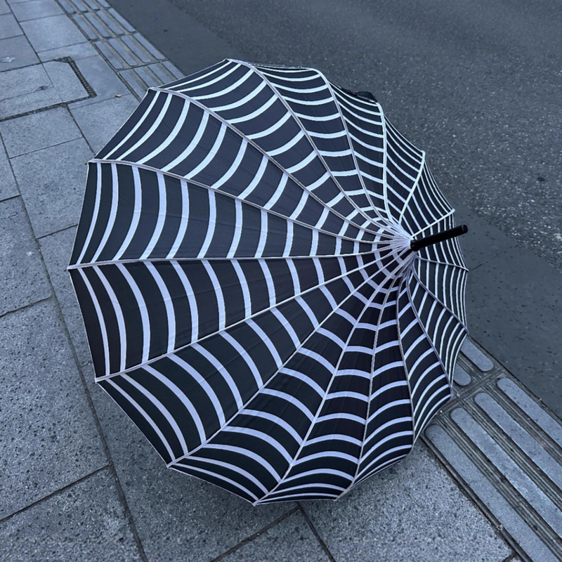 16-Bone Spider Pagoda Umbrella Creative Umbrella High-End Palace Style French Long Handle Curved Hook Wind-Resistant Sunny and Rainy Dual-Use Umbrella 16-Bone Spider Pagoda Umbrella Creative Umbrella High-End Palace Style French Long Handle Curved Hook Wind-Resistant Sunny and Rainy Dual-Use Umbrella